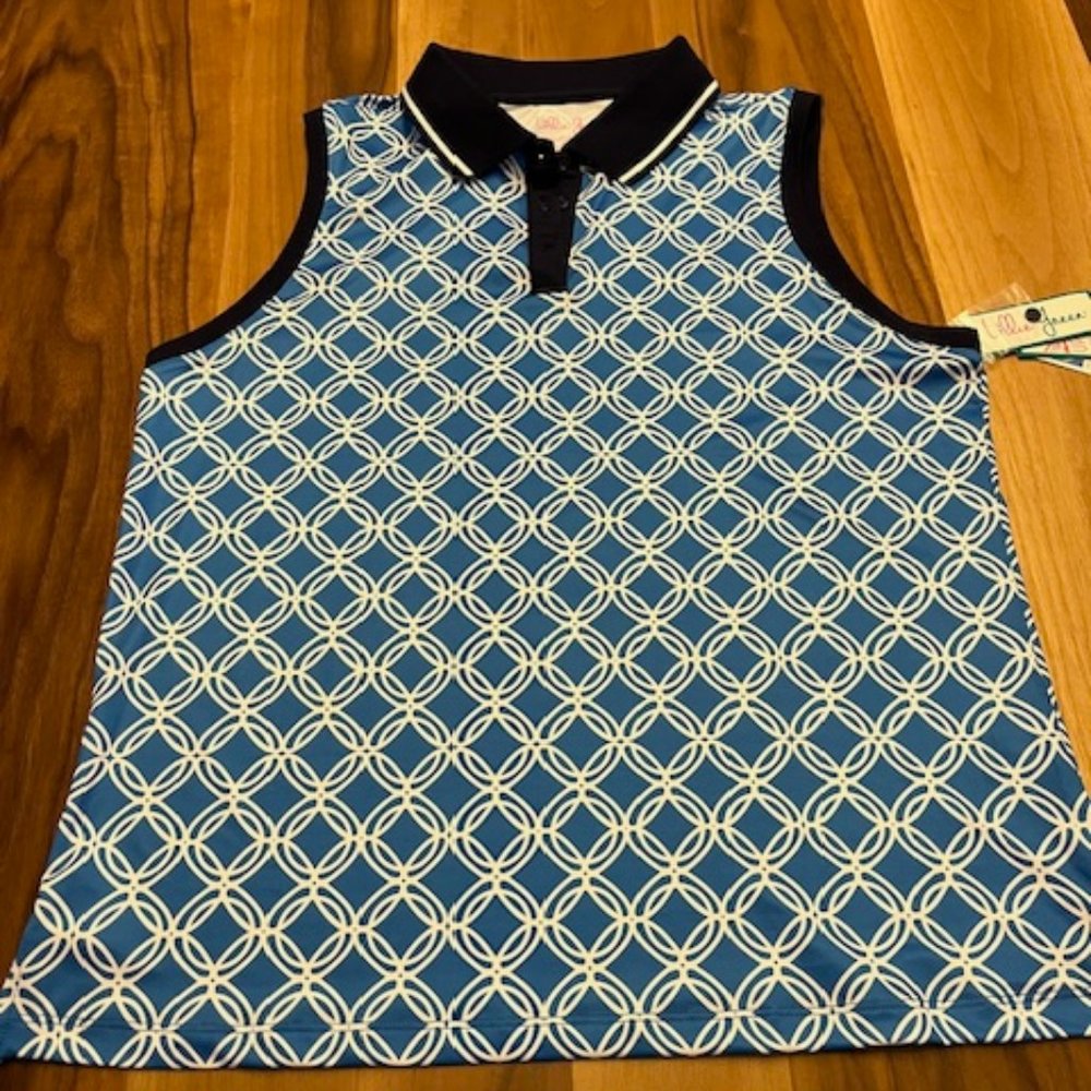 Lillie Green golf shirt